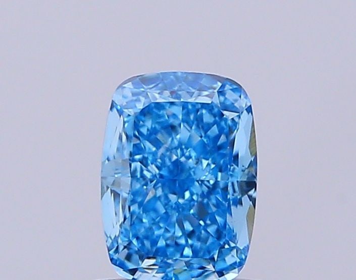 Loose Diamond - CUSHION MODIFIED 1.09ct Fancy Vivid Blue VVS2: Loose Diamond - CUSHION MODIFIED 1.09ct Fancy Vivid Blue VVS2 Source: This is a real non-mined Diamond that has been grown in a lab Shape: CUSHION MODIFIED Carats: 1.09 Color: Fancy Vivid Blue Certifi