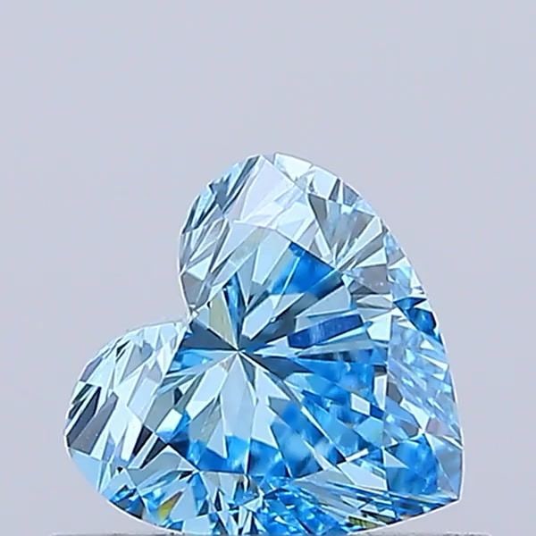 Loose Diamond - HEART 0.54ct Fancy Vivid Blue VVS2: Loose Diamond - HEART 0.54ct Fancy Vivid Blue VVS2 Source: This is a real non-mined Diamond that has been grown in a lab Shape: HEART Carats: 0.54 Color: Fancy Vivid Blue Certification: IGI Video: