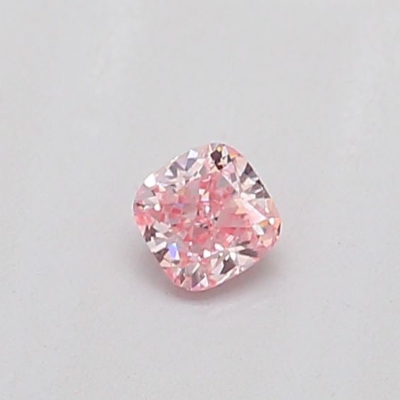 Loose Diamond - CUSHION MODIFIED 0.17ct Fancy Intense Pink VS2: Loose Diamond - CUSHION MODIFIED 0.17ct Fancy Intense Pink VS2 Source: This is a real non-mined Diamond that has been grown in a lab Shape: CUSHION MODIFIED Carats: 0.17 Color: Fancy Intense Pink Cert