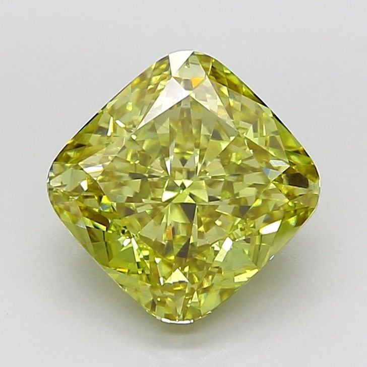 Loose Diamond - CUSHION MODIFIED 3.56ct Fancy Intense Yellow VS1: Loose Diamond - CUSHION MODIFIED 3.56ct Fancy Intense Yellow VS1 Source: This is a real non-mined Diamond that has been grown in a lab Shape: CUSHION MODIFIED Carats: 3.56 Color: Fancy Intense Yellow 