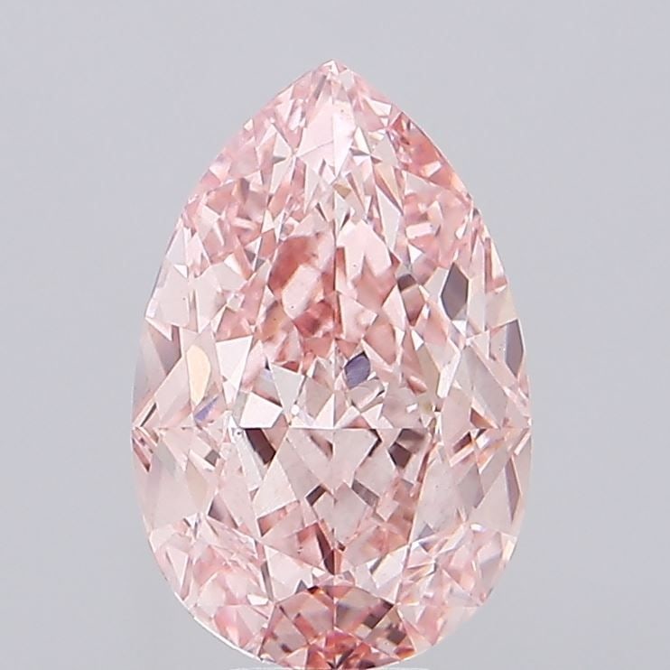 Loose Diamond - PEAR 10.51ct Fancy Vivid Pink VS2: Loose Diamond - PEAR 10.51ct Fancy Vivid Pink VS2 Source: This is a real non-mined Diamond that has been grown in a lab Shape: PEAR Carats: 10.51 Color: Fancy Vivid Pink Certification: IGI Video:
