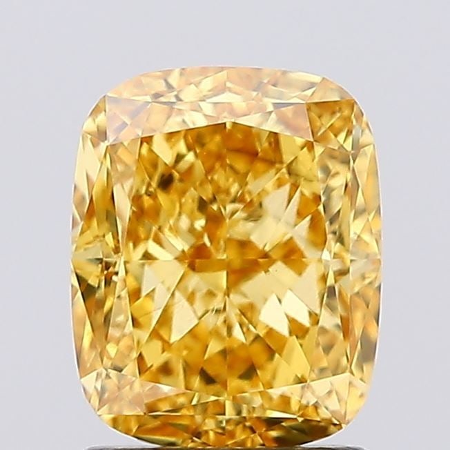 Loose Diamond - CUSHION MODIFIED 1.79ct Fancy Vivid Yellow VS1: Loose Diamond - CUSHION MODIFIED 1.79ct Fancy Vivid Yellow VS1 Source: This is a real non-mined Diamond that has been grown in a lab Shape: CUSHION MODIFIED Carats: 1.79 Color: Fancy Vivid Yellow Cert