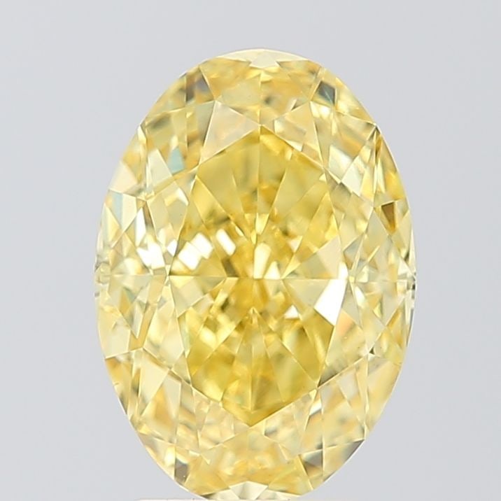 Loose Diamond - OVAL 4.07ct Fancy Vivid Yellow VS1: Loose Diamond - OVAL 4.07ct Fancy Vivid Yellow VS1 Source: This is a real non-mined Diamond that has been grown in a lab Shape: OVAL Carats: 4.07 Color: Fancy Vivid Yellow Certification: IGI The Diamo