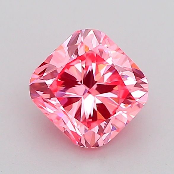 Loose Diamond - CUSHION MODIFIED 1.1ct Fancy Vivid Pink VVS2: Loose Diamond - CUSHION MODIFIED 1.1ct Fancy Vivid Pink VVS2 Source: This is a real non-mined Diamond that has been grown in a lab Shape: CUSHION MODIFIED Carats: 1.1 Color: Fancy Vivid Pink Certifica