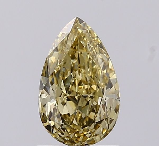 Loose Diamond - PEAR 1.08ct Fancy Yellow VS1: Loose Diamond - PEAR 1.08ct Fancy Yellow VS1 Source: This is a real non-mined Diamond that has been grown in a lab Shape: PEAR Carats: 1.08 Color: Fancy Yellow Certification: IGI Video: