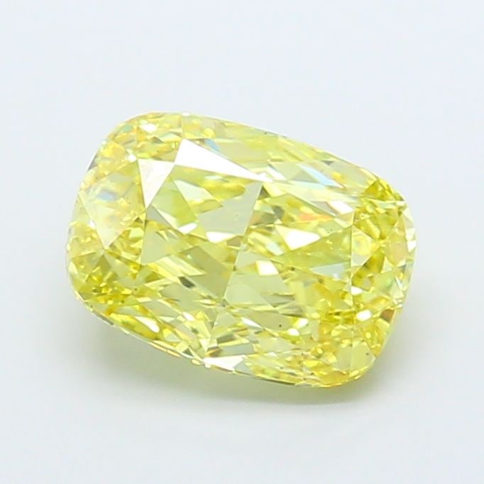 Loose Diamond - CUSHION MODIFIED 4.0ct Fancy Intense Yellow VS2: Loose Diamond - CUSHION MODIFIED 4.0ct Fancy Intense Yellow VS2 Source: This is a real non-mined Diamond that has been grown in a lab Shape: CUSHION MODIFIED Carats: 4.0 Color: Fancy Intense Yellow Ce