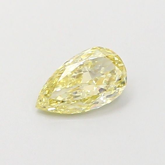 Loose Diamond - PEAR 0.44ct Fancy Light Yellow VS1: Loose Diamond - PEAR 0.44ct Fancy Light Yellow VS1 Source: This is a real non-mined Diamond that has been grown in a lab Shape: PEAR Carats: 0.44 Color: Fancy Light Yellow Certification: IGI Video: