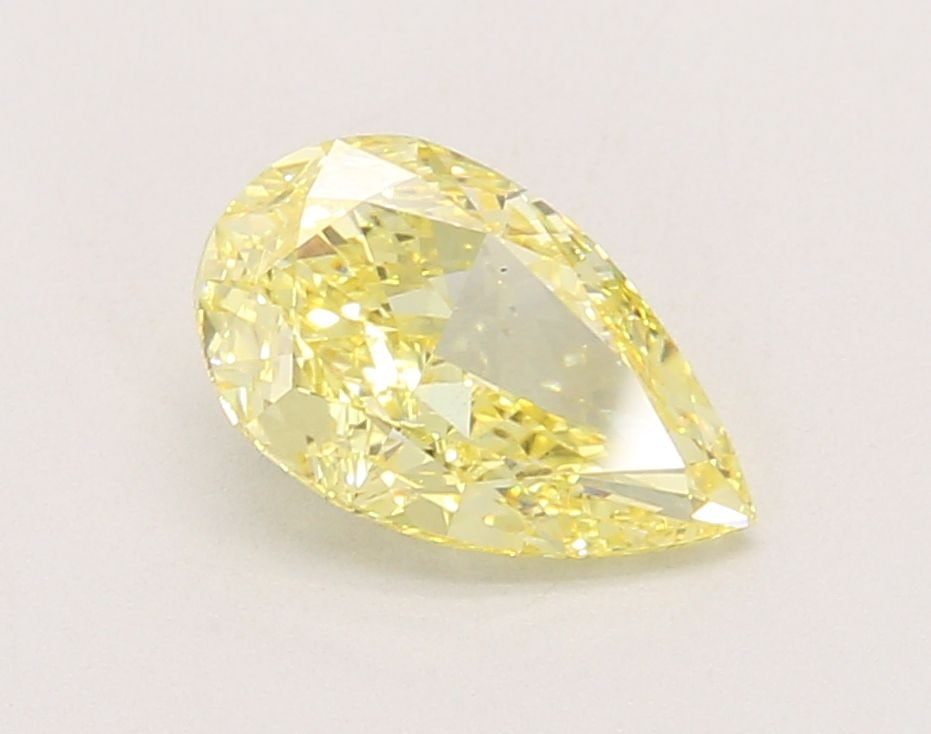 Loose Diamond - PEAR 1.52ct Fancy Intense Yellow VS1: Loose Diamond - PEAR 1.52ct Fancy Intense Yellow VS1 Source: This is a real non-mined Diamond that has been grown in a lab Shape: PEAR Carats: 1.52 Color: Fancy Intense Yellow Certification: IGI Video