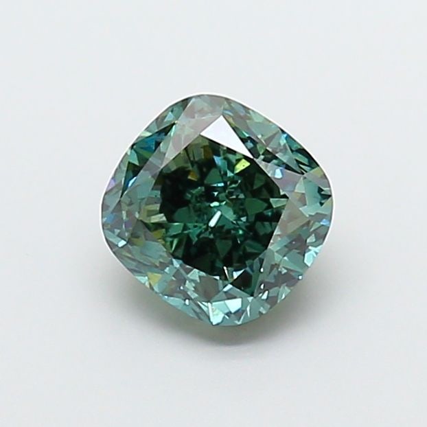 Loose Diamond - CUSHION MODIFIED 2.05ct Fancy Deep Green SI1: Loose Diamond - CUSHION MODIFIED 2.05ct Fancy Deep Green SI1 Source: This is a real non-mined Diamond that has been grown in a lab Shape: CUSHION MODIFIED Carats: 2.05 Color: Fancy Deep Green Certific