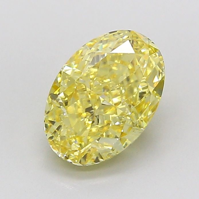 Loose Diamond - OVAL 2.04ct Fancy Intense Yellow VS1: Loose Diamond - OVAL 2.04ct Fancy Intense Yellow VS1 Source: This is a real non-mined Diamond that has been grown in a lab Shape: OVAL Carats: 2.04 Color: Fancy Intense Yellow Certification: IGI Video