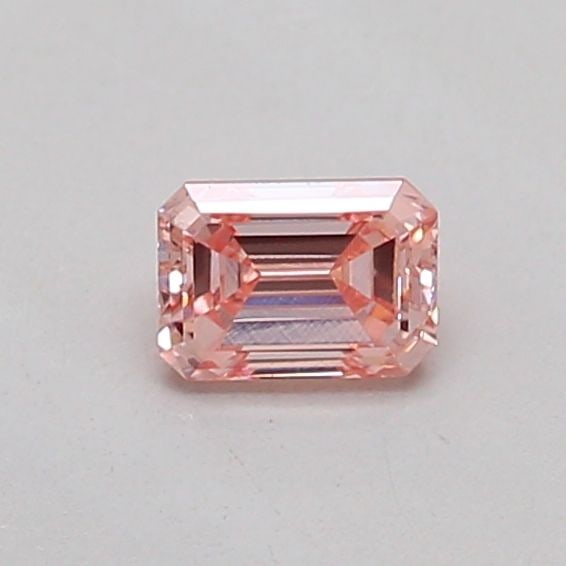 Loose Diamond - EMERALD 0.18ct Fancy Intense Pink VS2: Loose Diamond - EMERALD 0.18ct Fancy Intense Pink VS2 Source: This is a real non-mined Diamond that has been grown in a lab Shape: EMERALD Carats: 0.18 Color: Fancy Intense Pink Certification: IGI The