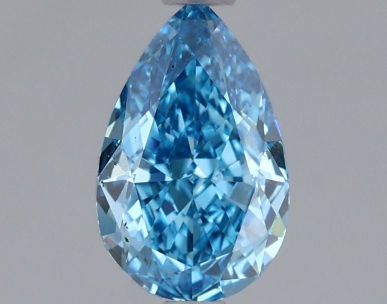 Loose Diamond - PEAR 1.02ct Blue VS1: Loose Diamond - PEAR 1.02ct Blue VS1 Source: This is a real non-mined Diamond that has been grown in a lab Shape: PEAR Carats: 1.02 Color: Blue Certification: NONE Video: