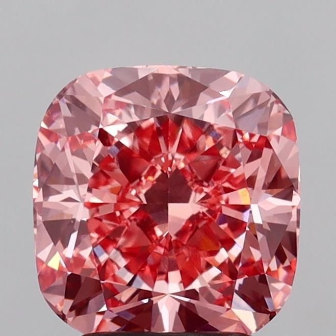 Loose Diamond - CUSHION MODIFIED 3.31ct Fancy Vivid Pink VS1: Loose Diamond - CUSHION MODIFIED 3.31ct Fancy Vivid Pink VS1 Source: This is a real non-mined Diamond that has been grown in a lab Shape: CUSHION MODIFIED Carats: 3.31 Color: Fancy Vivid Pink Certific