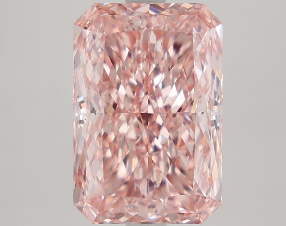 Loose Diamond - RADIANT 3.68ct Fancy Vivid Pink VS1: Loose Diamond - RADIANT 3.68ct Fancy Vivid Pink VS1 Source: This is a real non-mined Diamond that has been grown in a lab Shape: RADIANT Carats: 3.68 Color: Fancy Vivid Pink Certification: IGI Video: