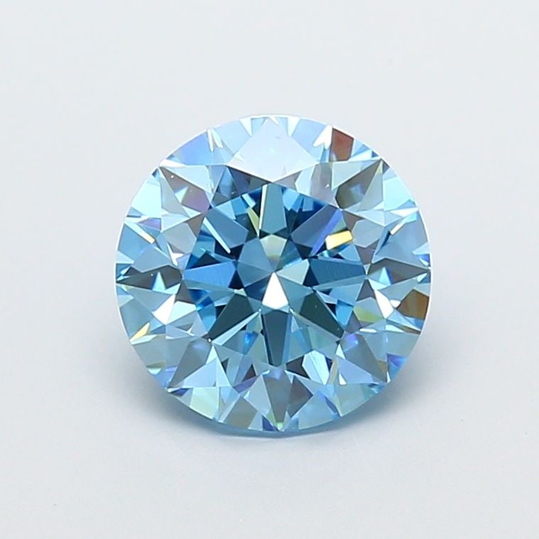 Loose Diamond - ROUND 3.0ct Fancy Vivid Blue VS1: Loose Diamond - ROUND 3.0ct Fancy Vivid Blue VS1 Source: This is a real non-mined Diamond that has been grown in a lab Shape: ROUND Carats: 3.0 Color: Fancy Vivid Blue Certification: IGI Video: