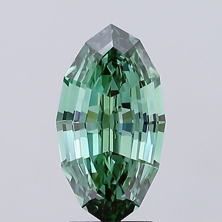 Loose Diamond - OTHER 3.21ct Fancy Vivid Green VVS2: Loose Diamond - OTHER 3.21ct Fancy Vivid Green VVS2 Source: This is a real non-mined Diamond that has been grown in a lab Shape: OTHER Carats: 3.21 Color: Fancy Vivid Green Certification: IGI Video: