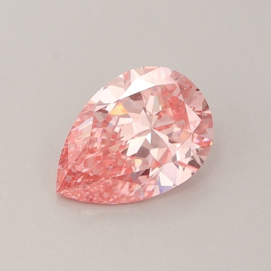 Loose Diamond - PEAR 1.04ct Fancy Vivid Pink VS1: Loose Diamond - PEAR 1.04ct Fancy Vivid Pink VS1 Source: This is a real non-mined Diamond that has been grown in a lab Shape: PEAR Carats: 1.04 Color: Fancy Vivid Pink Certification: IGI Video: