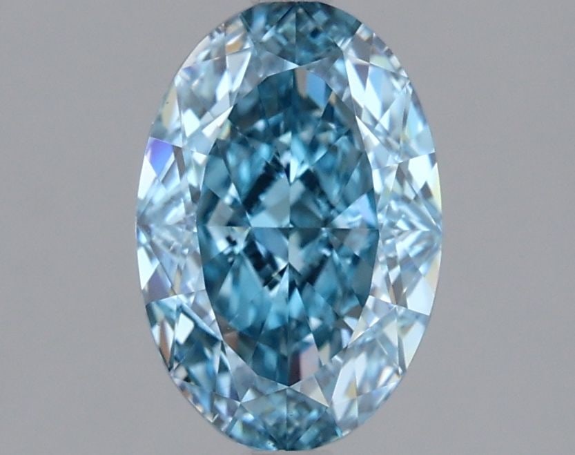Loose Diamond - OVAL 1.56ct Fancy Vivid Blue VVS2: Loose Diamond - OVAL 1.56ct Fancy Vivid Blue VVS2 Source: This is a real non-mined Diamond that has been grown in a lab Shape: OVAL Carats: 1.56 Color: Fancy Vivid Blue Certification: IGI Video: