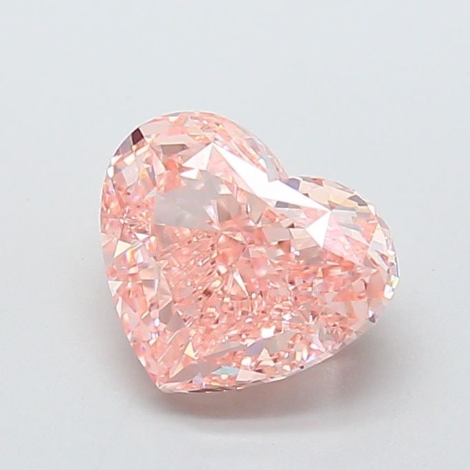 Loose Diamond - HEART 3.04ct Fancy Intense Pink VS1: Loose Diamond - HEART 3.04ct Fancy Intense Pink VS1 Source: This is a real non-mined Diamond that has been grown in a lab Shape: HEART Carats: 3.04 Color: Fancy Intense Pink Certification: IGI Video: