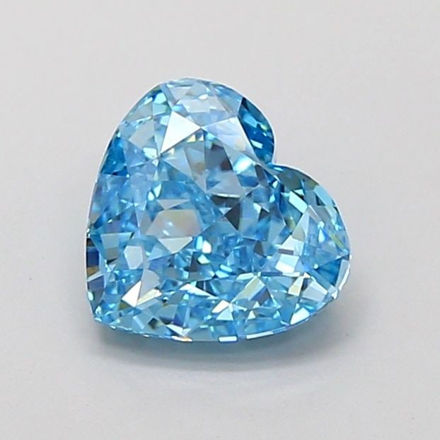 Loose Diamond - HEART 1.53ct Fancy Vivid Blue VVS2: Loose Diamond - HEART 1.53ct Fancy Vivid Blue VVS2 Source: This is a real non-mined Diamond that has been grown in a lab Shape: HEART Carats: 1.53 Color: Fancy Vivid Blue Certification: IGI Video: