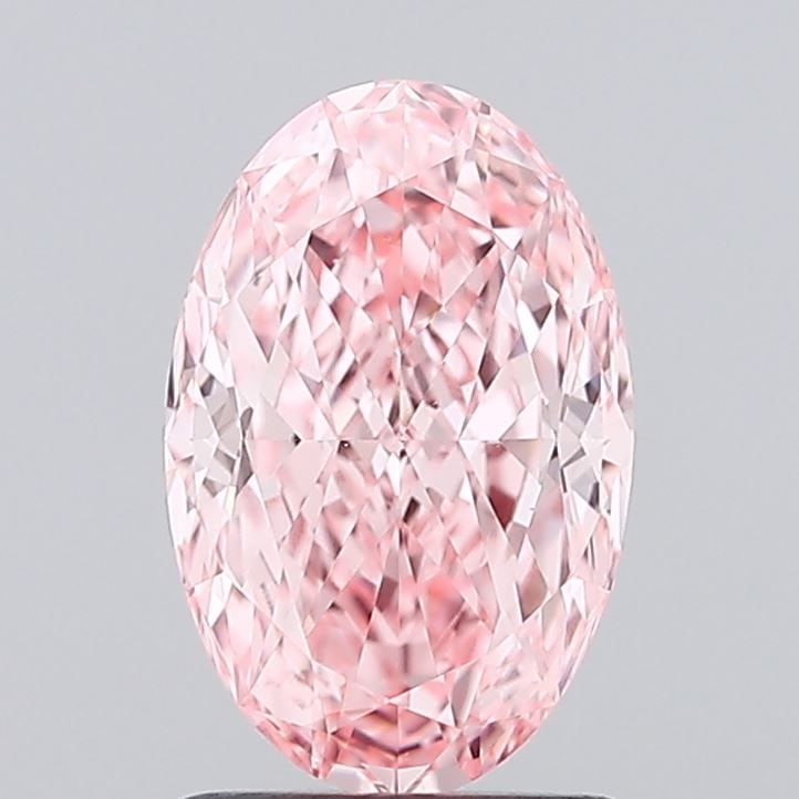 Loose Diamond - OVAL 1.52ct Fancy Vivid Pink VVS2: Loose Diamond - OVAL 1.52ct Fancy Vivid Pink VVS2 Source: This is a real non-mined Diamond that has been grown in a lab Shape: OVAL Carats: 1.52 Color: Fancy Vivid Pink Certification: IGI Video: