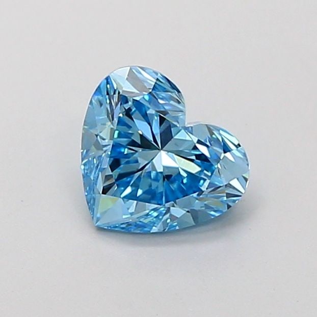 Loose Diamond - HEART 1.03ct Fancy Vivid Blue VVS2: Loose Diamond - HEART 1.03ct Fancy Vivid Blue VVS2 Source: This is a real non-mined Diamond that has been grown in a lab Shape: HEART Carats: 1.03 Color: Fancy Vivid Blue Certification: IGI Video: