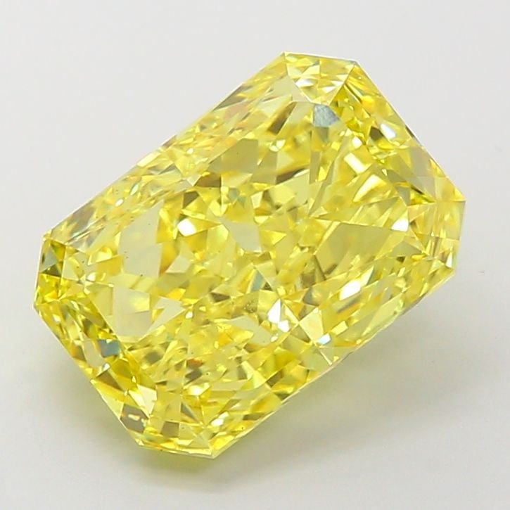 Loose Diamond - RADIANT 7.03ct Fancy Vivid Yellow VS1: Loose Diamond - RADIANT 7.03ct Fancy Vivid Yellow VS1 Source: This is a real non-mined Diamond that has been grown in a lab Shape: RADIANT Carats: 7.03 Color: Fancy Vivid Yellow Certification: IGI Vid