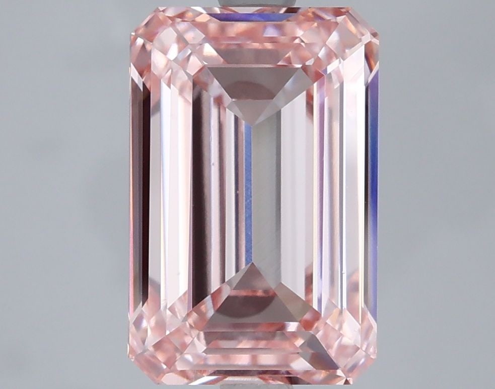 Loose Diamond - EMERALD 4.03ct Fancy Intense Pink VS1: Loose Diamond - EMERALD 4.03ct Fancy Intense Pink VS1 Source: This is a real non-mined Diamond that has been grown in a lab Shape: EMERALD Carats: 4.03 Color: Fancy Intense Pink Certification: IGI Vid