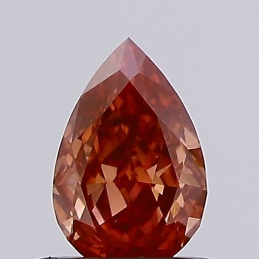 Loose Diamond - PEAR 0.4ct Fancy Vivid Red VS1: Loose Diamond - PEAR 0.4ct Fancy Vivid Red VS1 Source: This is a real non-mined Diamond that has been grown in a lab Shape: PEAR Carats: 0.4 Color: Fancy Vivid Red Certification: NONE The Diamond Depo