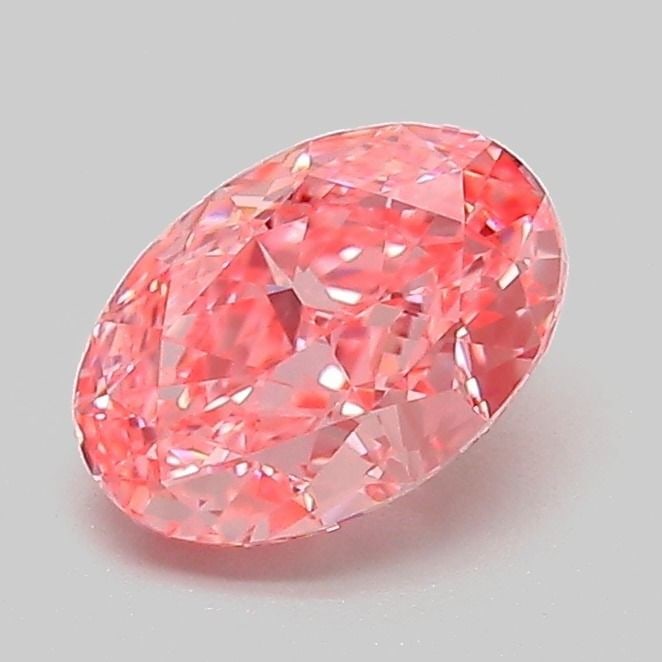 Loose Diamond - OVAL 1.09ct Fancy Vivid Pink VS1: Loose Diamond - OVAL 1.09ct Fancy Vivid Pink VS1 Source: This is a real non-mined Diamond that has been grown in a lab Shape: OVAL Carats: 1.09 Color: Fancy Vivid Pink Certification: IGI Video: