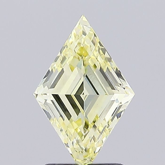 Loose Diamond - LOZENGE 1.52ct Fancy Yellow VS1: Loose Diamond - LOZENGE 1.52ct Fancy Yellow VS1 Source: This is a real non-mined Diamond that has been grown in a lab Shape: LOZENGE Carats: 1.52 Color: Fancy Yellow Certification: IGI Video: