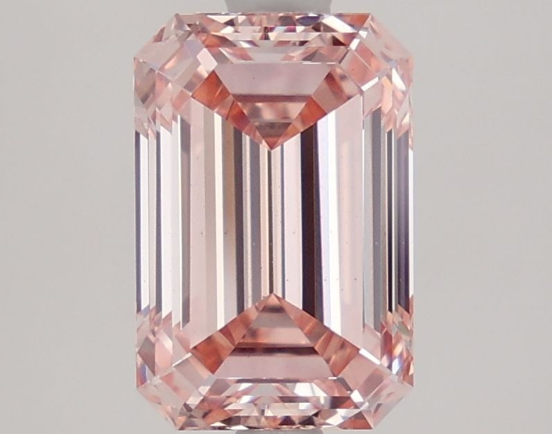 Loose Diamond - EMERALD 2.59ct Fancy Intense Pink VS1: Loose Diamond - EMERALD 2.59ct Fancy Intense Pink VS1 Source: This is a real non-mined Diamond that has been grown in a lab Shape: EMERALD Carats: 2.59 Color: Fancy Intense Pink Certification: IGI Vid