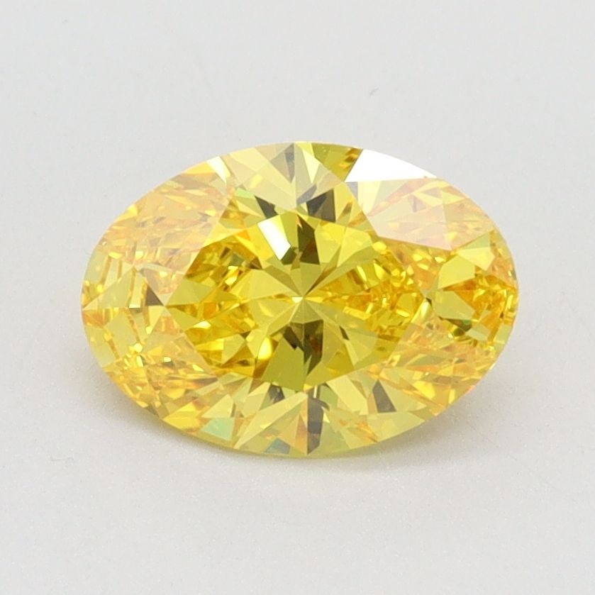 Loose Diamond - OVAL 1.15ct Fancy Vivid Yellow VVS2: Loose Diamond - OVAL 1.15ct Fancy Vivid Yellow VVS2 Source: This is a real non-mined Diamond that has been grown in a lab Shape: OVAL Carats: 1.15 Color: Fancy Vivid Yellow Certification: IGI Video: