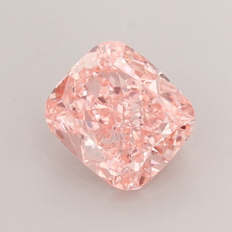 Loose Diamond - CUSHION BRILLIANT 1.43ct Fancy Vivid Pink VS1: Loose Diamond - CUSHION BRILLIANT 1.43ct Fancy Vivid Pink VS1 Source: This is a real non-mined Diamond that has been grown in a lab Shape: CUSHION BRILLIANT Carats: 1.43 Color: Fancy Vivid Pink Certif