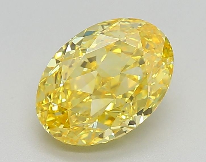 Loose Diamond - OVAL 1.51ct Fancy Vivid Yellow VS1: Loose Diamond - OVAL 1.51ct Fancy Vivid Yellow VS1 Source: This is a real non-mined Diamond that has been grown in a lab Shape: OVAL Carats: 1.51 Color: Fancy Vivid Yellow Certification: IGI Video: