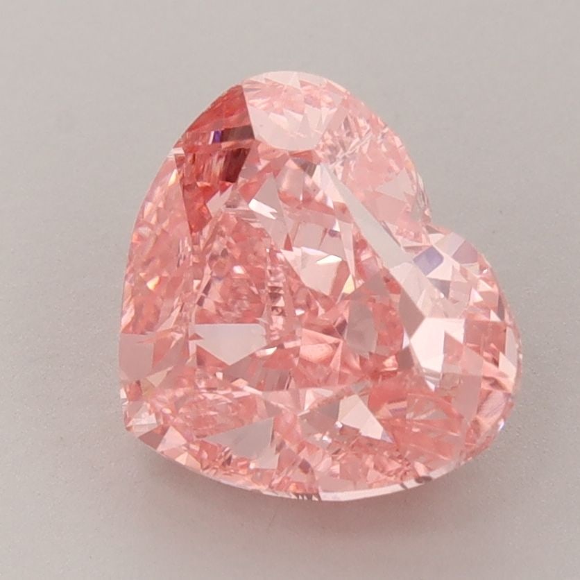 Loose Diamond - HEART 3.0ct Fancy Vivid Pink VS1: Loose Diamond - HEART 3.0ct Fancy Vivid Pink VS1 Source: This is a real non-mined Diamond that has been grown in a lab Shape: HEART Carats: 3.0 Color: Fancy Vivid Pink Certification: IGI Video: