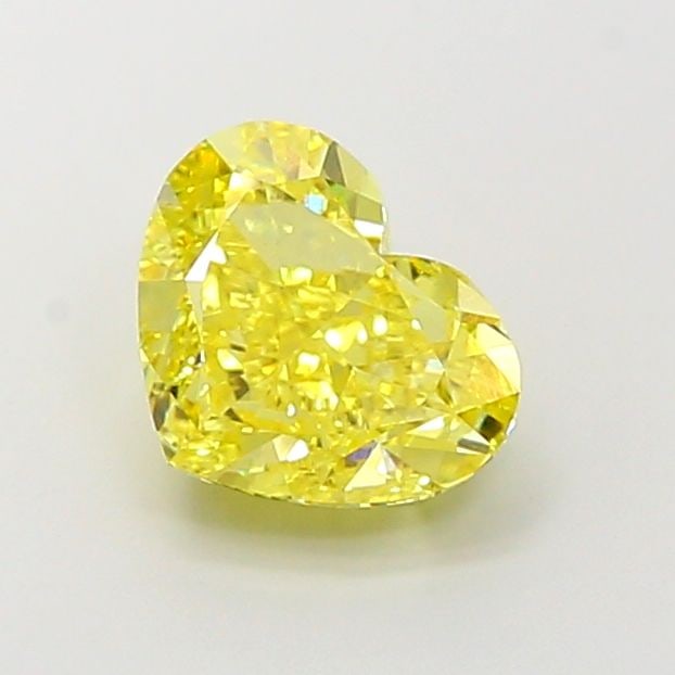 Loose Diamond - HEART 3.31ct Fancy Intense Yellow VS1: Loose Diamond - HEART 3.31ct Fancy Intense Yellow VS1 Source: This is a real non-mined Diamond that has been grown in a lab Shape: HEART Carats: 3.31 Color: Fancy Intense Yellow Certification: IGI Vid