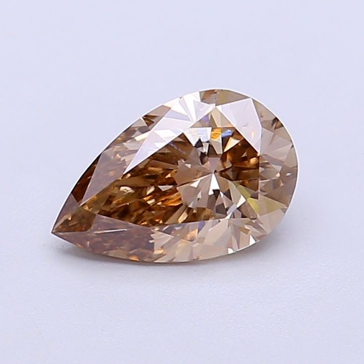 Loose Diamond - PEAR 1.06ct Fancy Brown VVS2: Loose Diamond - PEAR 1.06ct Fancy Brown VVS2 Source: This is a real non-mined Diamond that has been grown in a lab Shape: PEAR Carats: 1.06 Color: Fancy Brown Certification: IGI Video: