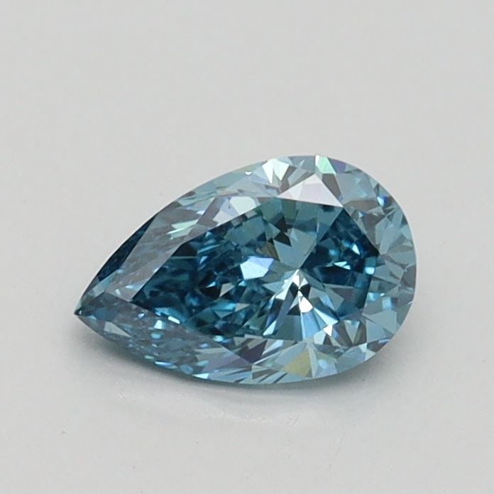 Loose Diamond - PEAR 0.5ct Fancy Vivid Blue VS1: Loose Diamond - PEAR 0.5ct Fancy Vivid Blue VS1 Source: This is a real non-mined Diamond that has been grown in a lab Shape: PEAR Carats: 0.5 Color: Fancy Vivid Blue Certification: IGI Video: