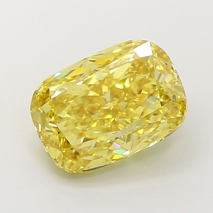 Loose Diamond - CUSHION MODIFIED 6.07ct Fancy Vivid Yellow VS1: Loose Diamond - CUSHION MODIFIED 6.07ct Fancy Vivid Yellow VS1 Source: This is a real non-mined Diamond that has been grown in a lab Shape: CUSHION MODIFIED Carats: 6.07 Color: Fancy Vivid Yellow Cert