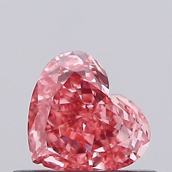 Loose Diamond - HEART 0.39ct Fancy Intense Pink VS1: Loose Diamond - HEART 0.39ct Fancy Intense Pink VS1 Source: This is a real non-mined Diamond that has been grown in a lab Shape: HEART Carats: 0.39 Color: Fancy Intense Pink Certification: NONE Video: