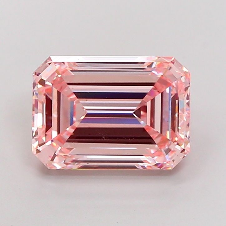 Loose Diamond - EMERALD 6.07ct Fancy Intense Pink VS1: Loose Diamond - EMERALD 6.07ct Fancy Intense Pink VS1 Source: This is a real non-mined Diamond that has been grown in a lab Shape: EMERALD Carats: 6.07 Color: Fancy Intense Pink Certification: IGI Vid