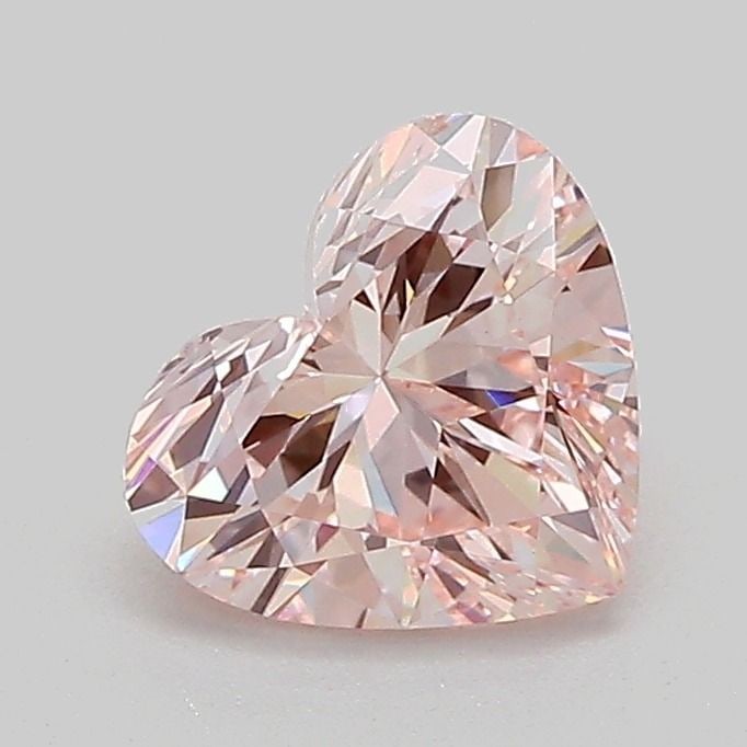 Loose Diamond - HEART 1.08ct Fancy Pink VS1: Loose Diamond - HEART 1.08ct Fancy Pink VS1 Source: This is a real non-mined Diamond that has been grown in a lab Shape: HEART Carats: 1.08 Color: Fancy Pink Certification: IGI Video: