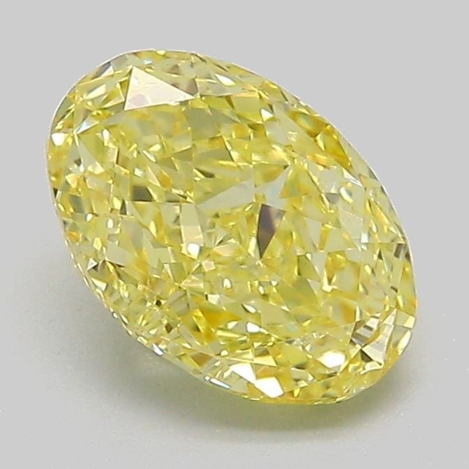 Loose Diamond - OVAL 1.61ct Fancy Intense Yellow VVS2: Loose Diamond - OVAL 1.61ct Fancy Intense Yellow VVS2 Source: This is a real non-mined Diamond that has been grown in a lab Shape: OVAL Carats: 1.61 Color: Fancy Intense Yellow Certification: IGI Vide