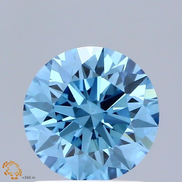 Ideal Loose Diamond - ROUND 1.01ct Fancy Vivid Blue VS1: Ideal Loose Diamond - ROUND 1.01ct Fancy Vivid Blue VS1 Source: This is a real non-mined Diamond that has been grown in a lab Shape: ROUND Carats: 1.01 Color: Fancy Vivid Blue Certification: IGI Video
