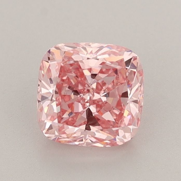 Loose Diamond - CUSHION BRILLIANT 0.98ct Fancy Vivid Pink VS1: Loose Diamond - CUSHION BRILLIANT 0.98ct Fancy Vivid Pink VS1 Source: This is a real non-mined Diamond that has been grown in a lab Shape: CUSHION BRILLIANT Carats: 0.98 Color: Fancy Vivid Pink Certif