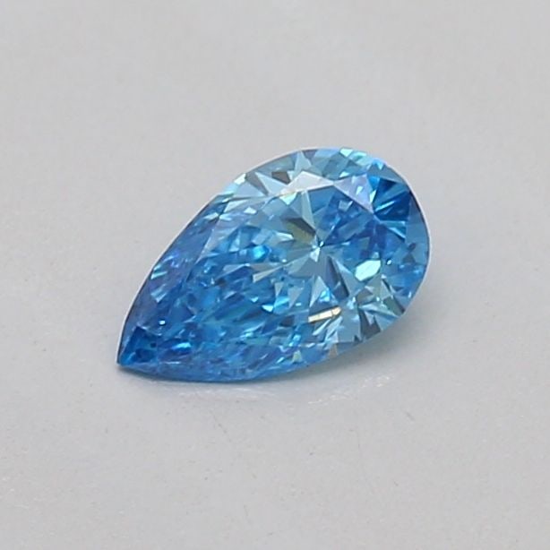 Loose Diamond - PEAR 0.16ct Fancy Vivid Blue VVS2: Loose Diamond - PEAR 0.16ct Fancy Vivid Blue VVS2 Source: This is a real non-mined Diamond that has been grown in a lab Shape: PEAR Carats: 0.16 Color: Fancy Vivid Blue Certification: IGI The Diamond 