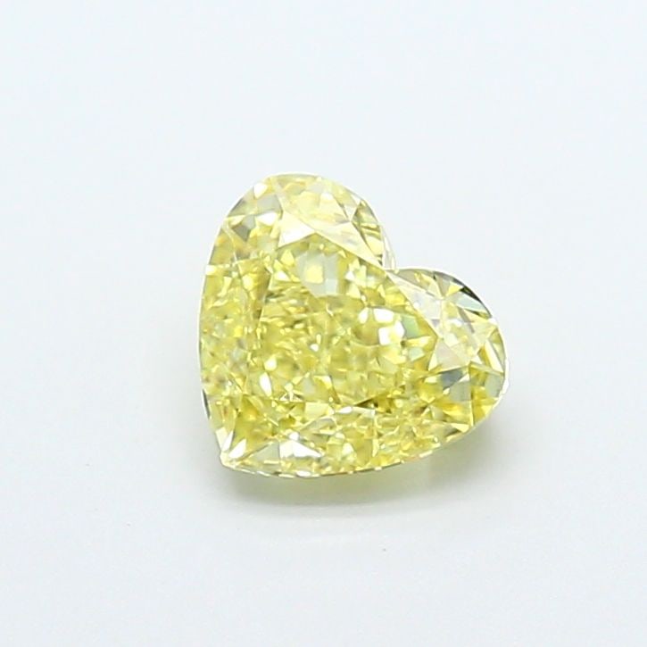Loose Diamond - HEART 1.28ct Fancy Intense Yellow VS1: Loose Diamond - HEART 1.28ct Fancy Intense Yellow VS1 Source: This is a real non-mined Diamond that has been grown in a lab Shape: HEART Carats: 1.28 Color: Fancy Intense Yellow Certification: IGI Vid