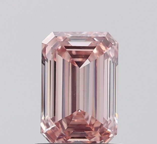 Loose Diamond - EMERALD 1.1ct Fancy Light Pinkish Brown VS1: Loose Diamond - EMERALD 1.1ct Fancy Light Pinkish Brown VS1 Source: This is a real non-mined Diamond that has been grown in a lab Shape: EMERALD Carats: 1.1 Color: Fancy Light Pinkish Brown Certificat
