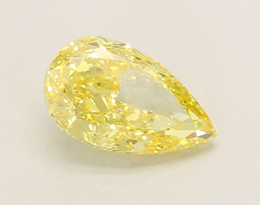 Loose Diamond - PEAR 1.45ct Fancy Intense Yellow VS1: Loose Diamond - PEAR 1.45ct Fancy Intense Yellow VS1 Source: This is a real non-mined Diamond that has been grown in a lab Shape: PEAR Carats: 1.45 Color: Fancy Intense Yellow Certification: IGI Video
